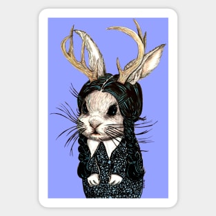 Wednesday Jackalope Sticker